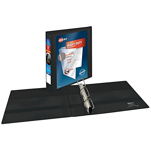 Avery HeavyDuty View Binders, 11/2" Slant Rings, 375Sheet