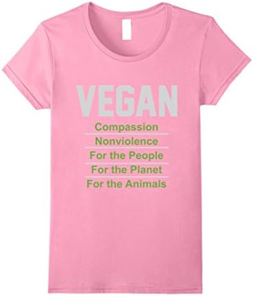 Women's Vegan Message tshirt Funny Vegetarian tshirt Medium Pink