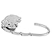 Grtdrm ZoCr Elephant Style Premium Foldable Handbag Bag Purse Hanger Table Hook Holder (Silver)