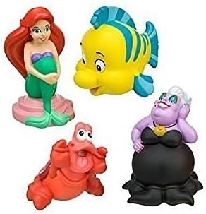little mermaid bath toy