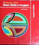 Basic Skills in English Red Level Teacher's Edition by Joy Littell (1985) Hardcover