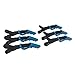6pcs Salon Croc Hair Styling Clips-Sectioning Plastic Alligator Hair Clip For Thick Hair-Non-Slip DIY Accessories Hairgrip for Women and Girls (Blue)