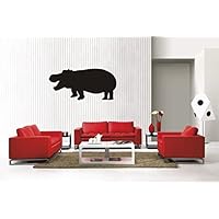 Blinggo hippo sty4 removable Vinyl Wall Decal Home Dicor