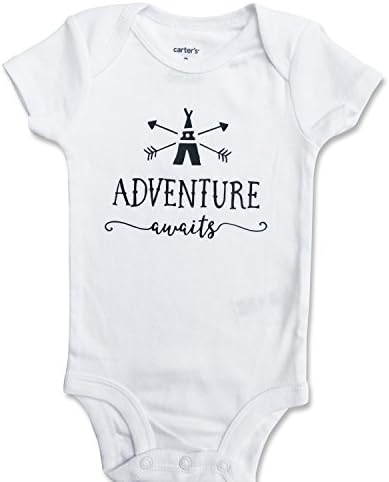 Baby Onesie/Crawler/bodysuit "Adventure Awaits" (3 months)