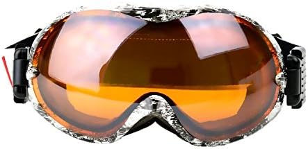 DRIFT Direct Adult Winter Outdoor Snow Sports Anti-fog Double Lens UV 400 Protection Snowboard Ski Goggles Skateboard Skiing Snowmobile Sunglasses Eyewear (Amber)