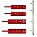Family Spreader Bar, Stainless Steel Multifunctional Metal Pipe Birthday Gift(Red)