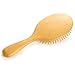 BESTOOL Hair Brush - Wooden Hair Brush with Wooden Bristles Large Paddle with Cushion Scalp Massage Hairbrush for Women and Men Hair Care (L)