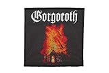 Gorgoroth Burning Church Norwegian Black Metal Music Band Woven Patch Applique