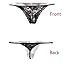 Ayaya Sexy Lace Lingerie T-back Thongs Pack of 5 (M, Assorted)