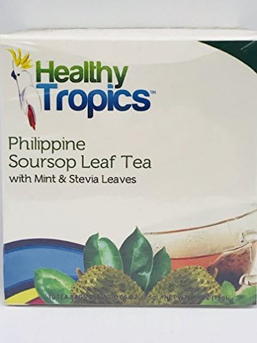 Philippine Soursop Leaf Tea with Mint and Stevia Leaves (2 pack)