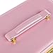 SONGMICS Jewelry Box, Girls Jewelry Organizer, Lockable Mirrored Storage Case, Pink UJBC116