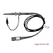 Oscilloscope Probe, 100MHz 1X 10X Oscilloscope Probe for Automotive Diagnostic Oscilloscopes Multimeter