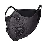 Activated Carbon Dustproof Mask - Dust Face Mask Gas Filter Mask, N95 Pollution Bicycle Woodworking Mask Replacement Filters Fire Paint Desert Exercise Other Sports Outdoor Protective