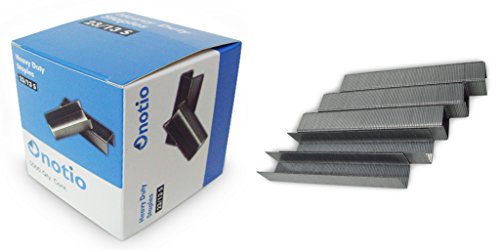 Onotio Heavy-Duty Staples, 0.5 Inch Leg Length, 90 Page Capacity, 5000 per Box