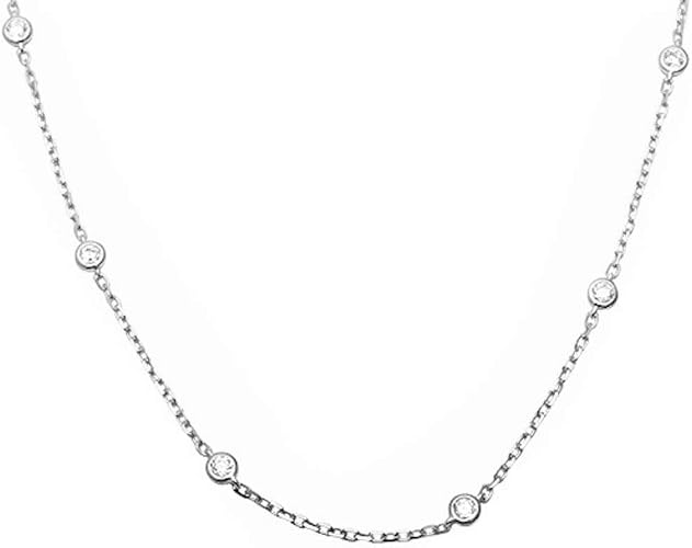 Cubic Zirconia By The Yard Necklace 