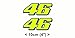 piggystickers Valentino Rossi Sticker Fluorescent Yellow 46 Vinyl Decal (2013) 4