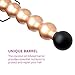 Lee Stafford Coco LoCo Bubble Curling Wand/Beach Hair Curling Iron - Coconut Oil Infused Ceramic Ball Hair Curler with Big Barrel for Professional Spiral Curls - 1 Inch Wide - Light Pink Waver