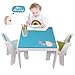 labebe Wooden Activity Table Chair Set, Kid Table Set with 2 Chairs Table for 1-5 Years Toddler, Baby Table Toy/Room Table/Learning Table Cover/Kid Bedroom Furniture/Child Furniture Set/Kid Desk Chair