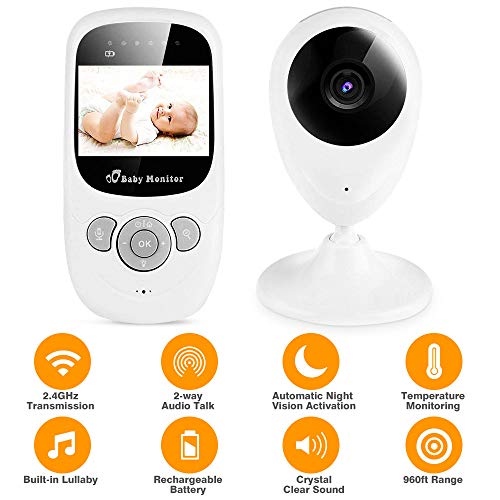 image for ZEEPIN SP880 Digital Wireless Baby Monitor with 2.4