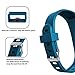 iBREK for Garmin Vivofit 3/jr/jr 2 Bands, Adjustable Replacement Wristbands with Watch Buckle for Kids Women Men(No Tracker)(Classical Royal Blue)