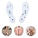 Acupressure Massage Foot Massage Foot Reflexology Pain Relief Shoes Insole 4 Pairs Washable