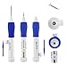 Fixget Magic Embroidery Pen, Punch Embroidery Needles Embroidery Stitching Punch Craft Embroidery Patterns Punch Needle Kit Knitting Sewing Tool for DIY Threaders Sewing Cross Stitching (Type 1)
