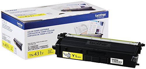 Brother Printer TN431Y Standard Yield Toner-Retail Packaging , Yellow