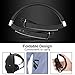 Wireless Bluetooth Headset, EGRD Foldable Retractable Neckband Headphones-[30 Hrs Playtime] Compatible Xs MAX/ 8/7 Plus Samsung Galaxy S9 Note 8 Cellphones