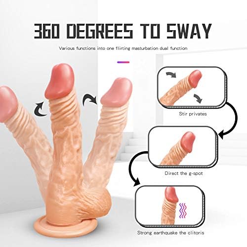 Quiet Real Feeling Personal Soft Silicone USB Cable Rechargeable Powerful Suction Cup Bedroom,Bathroom,Patio,Gate,Yard,Parties Durable,Easy to Clean