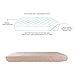 Waterproof Cotton Quilted Pack n Play Mattress Cover | Mini Crib Mattress Cover | All in one Mattress Pad Cover and Cozy Pack n Play Sheet Hypoallergenic, Cream by Ely's & Co