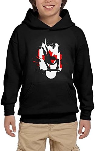 DY54 Hoodie Canadian Flag Sled Boys Jacket Front Pocket Costume Long Sleeve Hoodie Sweaters