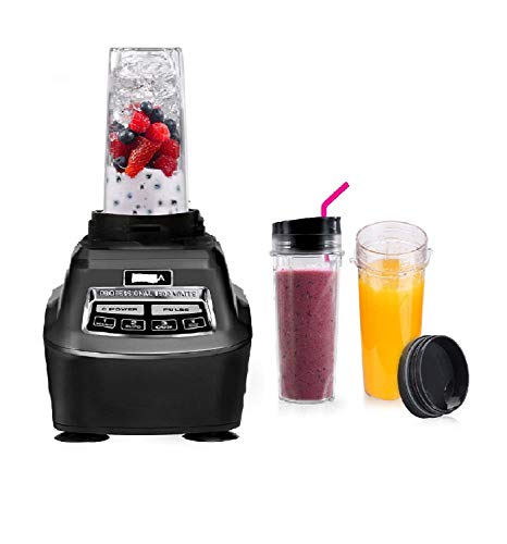 Ninja Blender Replacement Parts- Premium Bottom Blade 16-Ounce Cups Spout Lids Gaskets and Silicone Straws with Cleaning Brushe Ninja Fit BL770 BL740 BL773 BL660 Professional Blender - Thumbnail 6