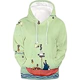 DHSPKN My Neighbor Totoro Hoodie Anime Totoro 3D Sweatshirt Cartoon Pullover Jacket