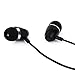 PWOW in-Ear Headphones with Mic Earphones Earbuds with Microphone Universal 3.5mm Stereo Earphones with Mic Volume Control for iPhone/Samsung/Computer Black