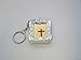 LACrafts Bible Key Chain Key Chain Religious Favor - English - Silver (12 Pack)
