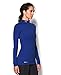 Under Armour Women's ColdGear Authentics Mock, Royal/Metal, Medium