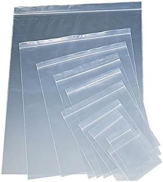 Sabco, 100pcs Grip Seal Bags, Ziplock Bags, Resealable Bags, Small Plastic Bags, Baggies, Jewellery Bags, Sandwich Bags