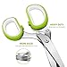 Herb Scissors, TOBOX Stainless Steel 5-Blade Multipurpose Kitchen Shear with Easy Cleaning Comb and Protective Cover (Herb Scissors)