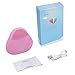 Keria Sonic Silicone Face Clenaser Deep Facial Cleansing brush and Massager Portable Vibrating Facial cleanser USB Rechargeable IPX7 Waterproof Facial Cleansing Brush System for Daily Skin care