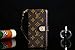 Luxury Elegant Bifold Magnetic Leather Clip Pocket Women Men Girls Boys flip Wallet case for Apple iPhone 7 Plus and iPhone 8 Plus (Big Floral Monogram)