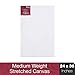 Studio 71 Medium Weight Traditional Stretched Canvas–24” x 36” Painting Canvas for Oil or Acrylic Paints, Triple Acrylic Primed Wood Frame Canvas, Acid-Free