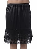 Layers and Lace Lace Slip Extender Black Large