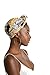 Grace Eleyae GE Knotted Turban - Satin Lined Hair Care Malaika Turban for Women [Day & Night] Head Cover for Curly Hair Soft & Smooth