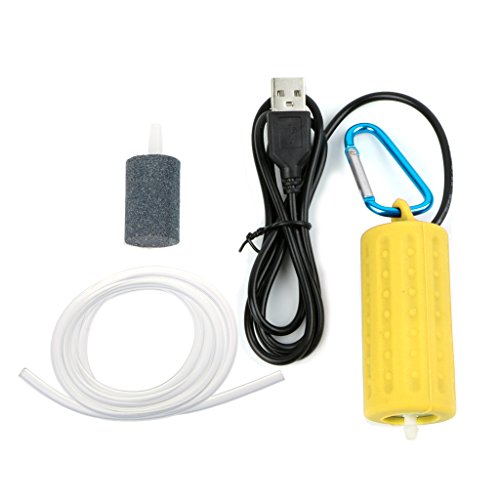 Oranmay Portable Mini USB Aquarium Fish Tank Oxygen Air Pump Mute Energy Save Compressor