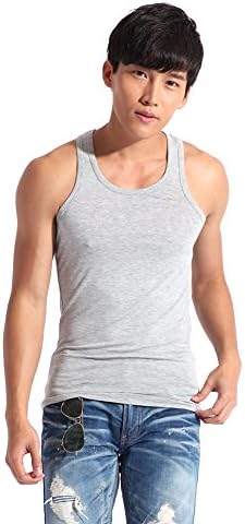 Confreebroon Modal Summer Men's Stretch Slim Fitness Sleeveless Vest Bm943