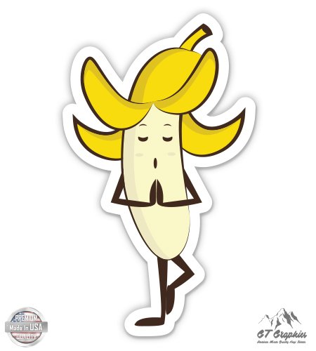 GT Graphics Banana Yoga Cute - 3