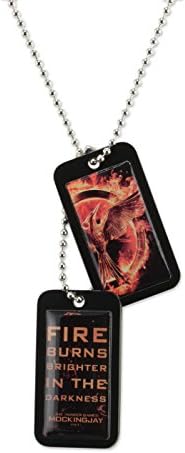 The Hunger Games Movie Part 1 Mockingjay with Quote Epoxy Dog Tags