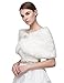 Belle House Faux Fur Shawl Wrap Stole Cape for Women