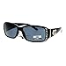CG Eyewear Rhinestone Studded Narrow Rectangular Designer Fashion Sunglasses