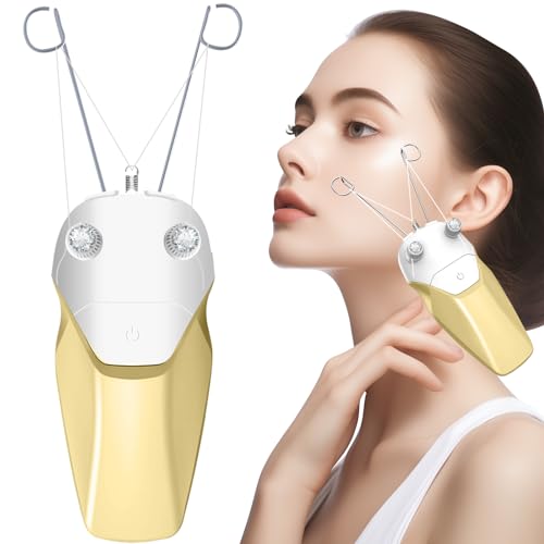WAYCOM Facial Hair Remover Threading Hair Removal for Women Automatic Threader Machine Epilator for Fine Hairs on Face, Chin, Upper Lip, Arms Birthday Mother's Day Present